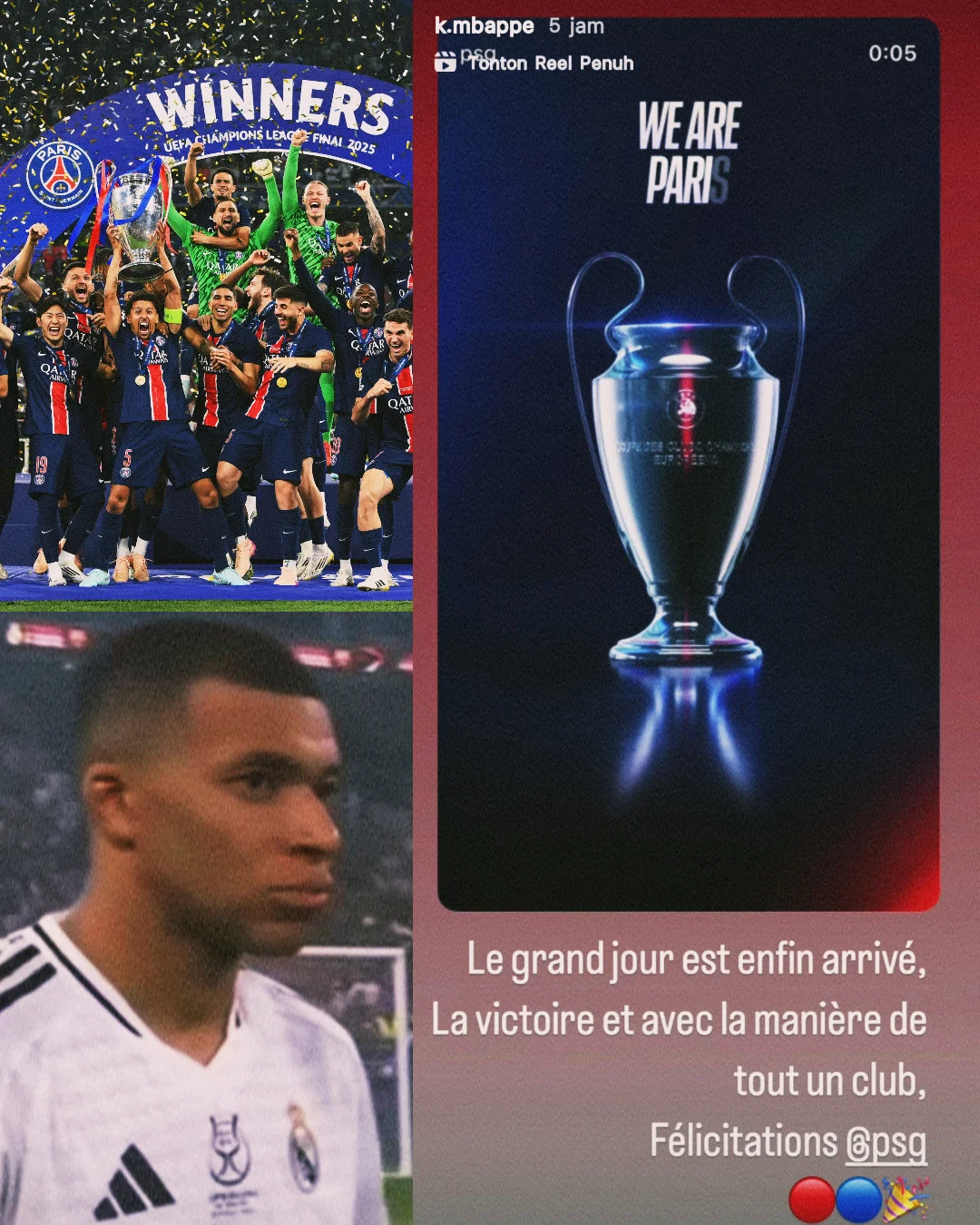 Tanpa Mbappe, PSG Akhirnya Juara Liga Champions! Netizen Ramai Sindir Sang Bintang