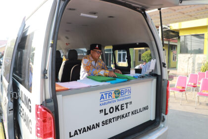 Mobil Layanan Sertifikat Tanah Keliling BPN Kabupaten Tangerang