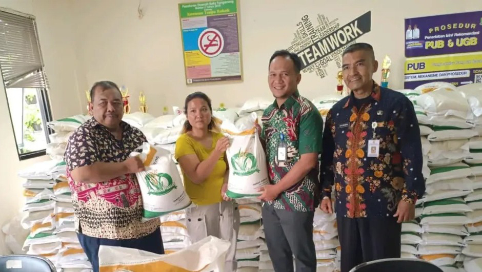 beras oplosan di wilayah Kota Tangerang