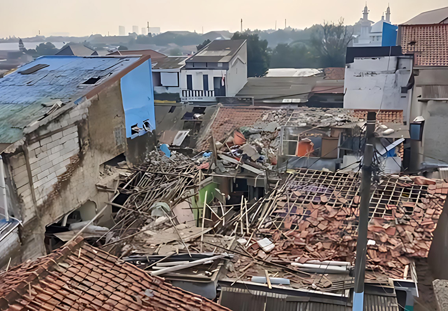 Ledakan pondok cabe pamulang