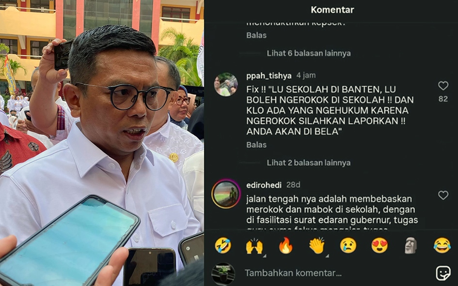 Gubernur Banten Kepsek SMAN 1 Cimarga