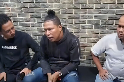 debt collector tantang polisi